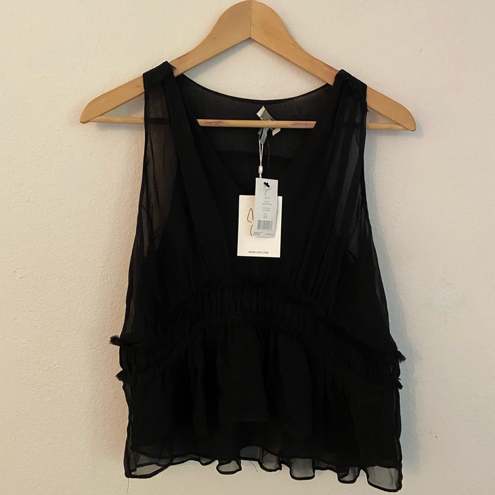 Joie Black Silk Tank